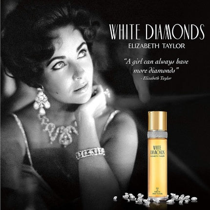 Parfum Eau De Toilette, Elizabeth Taylor, White Diamonds, 50ml