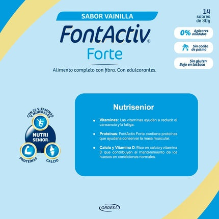 Supliment Nutritiv, Fontactiv, Forte, vanilie