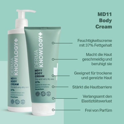 Cremă corp, Dermaknowlogy, MD11, verde 400ml