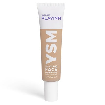 Fundație față Inglot Playinn YSM Smoothing, nuanța nude, 30 ml