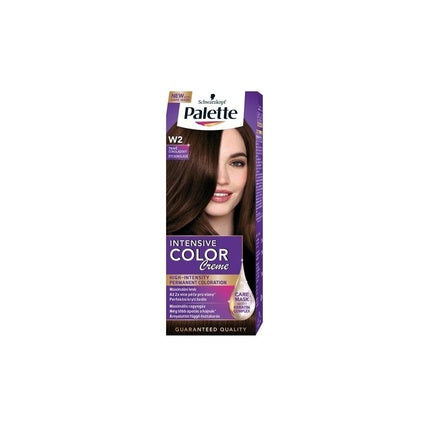 Vopsea de păr, Palette Intensive Color Creme, W2 Ciocolată închisă