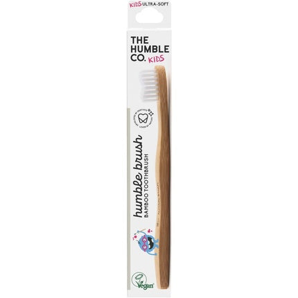 Periuta de dinti copii, The Humble Co, bambus, peri ultra-moi