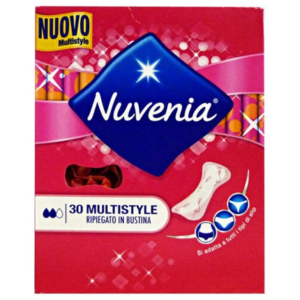 Nuvenia Multistyle Panty Liners, Produse de igienă, 30 bucăți, roz