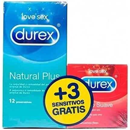 Prezervative Durex Natural Plus, pachet 12 bucăți