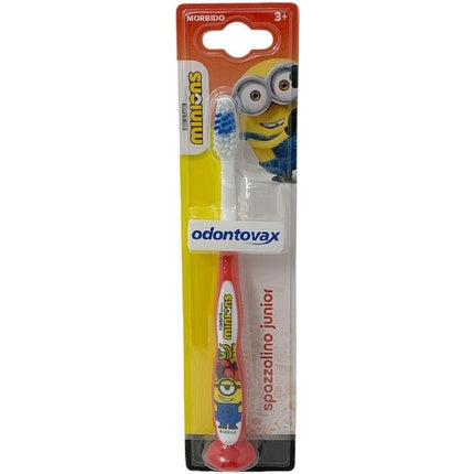Periuță de dinți Odontovax Junior 3+, Minions Red