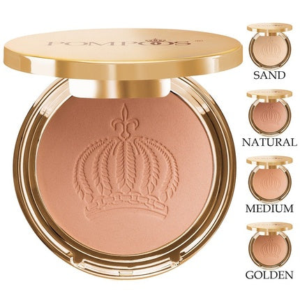 Pudră Compactă, Pompöös Cosmetics, 9g, Auriu