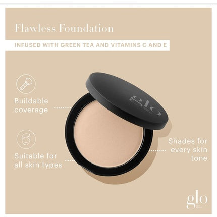 Pudră, Glo Skin Beauty, Pressed Base Natural Medium, 9g