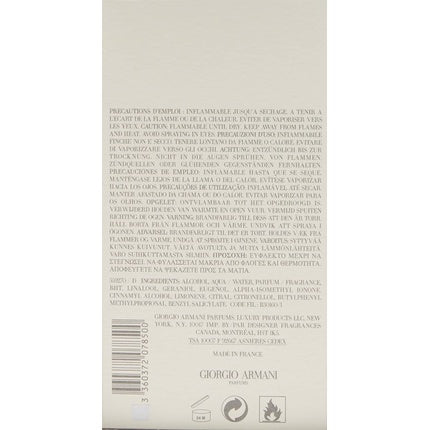 Apa de Toaleta pentru Barbati, Giorgio Armani, Aqua Di Gio, 200 ml