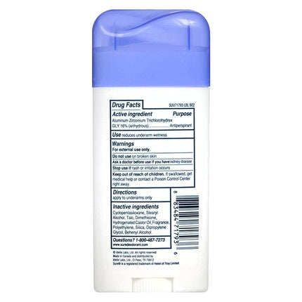 Antiperspirant Solid Sure, Regular Scent, 2.7 oz (Pack of 6)