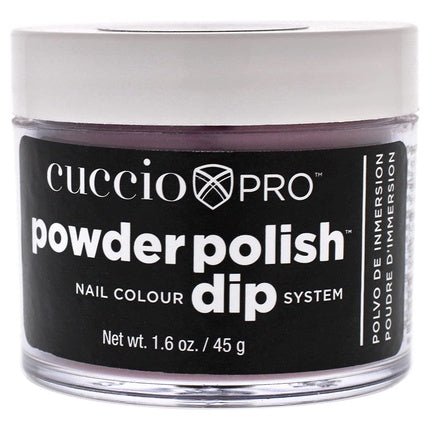 Cuccio Colour Powder Nail Polish, Getting Into Truffle, pudră unghii, culoare maro închis