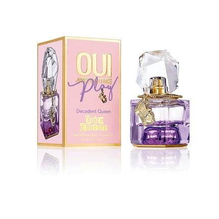 Eau De Parfum Juicy Couture Oui Play Decadent Queen - Sticlă Violetă cu Capac în Formă de Diamant