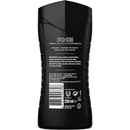 Gel de duș, Axe, Wild Mojito & Cedarwood, 250ml