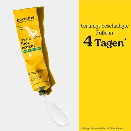 Crema de picioare Beesline Restorative Foot Cream Mint & Eucalyptus, 120 g