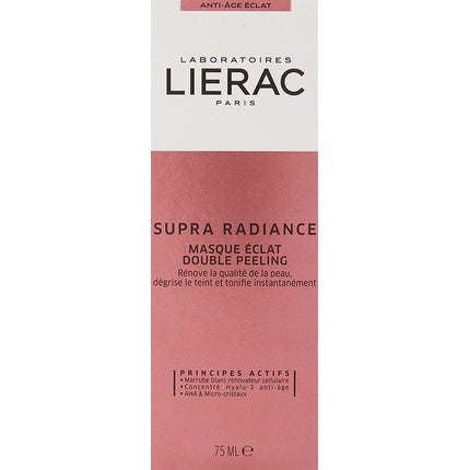 Masca exfolianta dubla, Lierac, Supra Radiance, 75ml