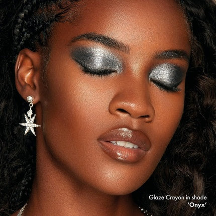 Fard pleoape, Iconic London, Glaze Crayon, auriu-negru