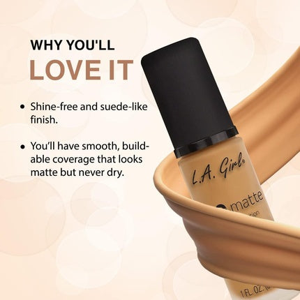 Fond de ten, L.A. Girl, PRO Matte, Light Tan