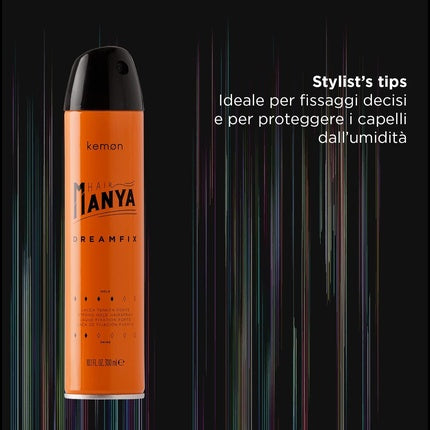 Spray fixativ, Kemon, Manya Dreamfix, portocaliu, 300ml