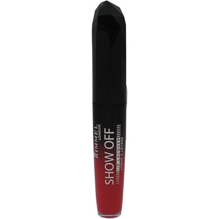 Gloss buze Rimmel London Show Off Lip Lacquer #401 Aurora, roșu, 5.3 ml