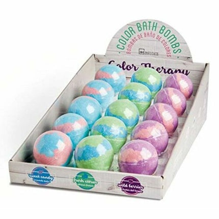 Bombă de baie IDC Institute Color Therapy, multicoloră, 140 g
