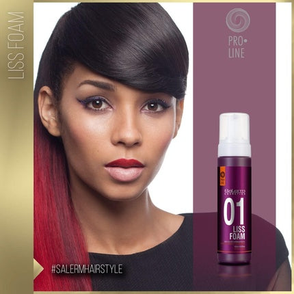 Spumă pentru îndreptat părul, Salerm Cosmetics, Liss Foam, 200ml
