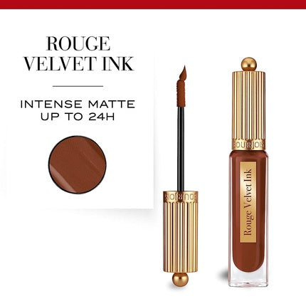 Ruj lichid, Bourjois, Rouge Velvet Ink, maro