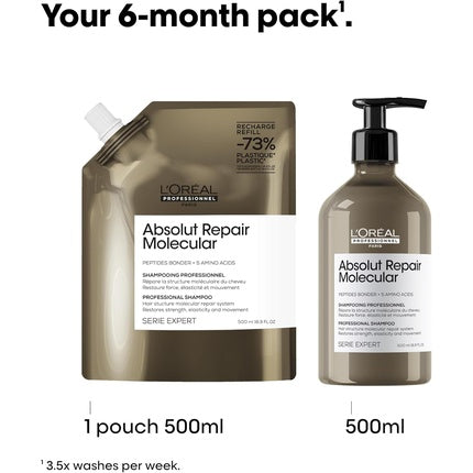 Șampon, L'Oréal Professionnel, Absolut Repair, fără sulfați, 500ml