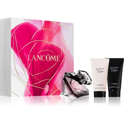 Set Cadou Parfum Lancôme La Nuit Trésor 150 ml Culoare Roz Design Flacon Sticlă