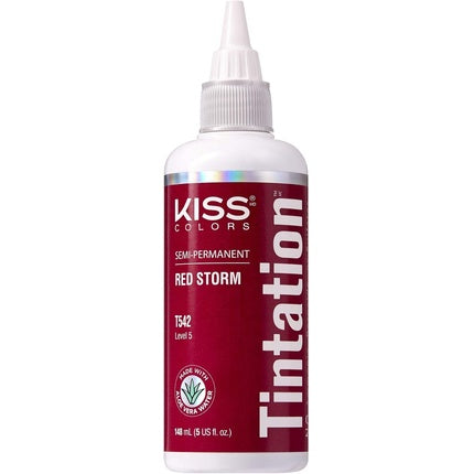 Vopsea Păr Semipermanentă Kiss Tintation Red Storm, 142 ml
