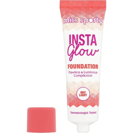 Fond de ten, Miss Sporty, Insta Glow, 002 Light, 30ml