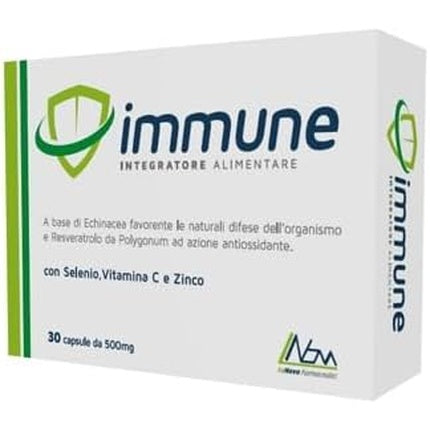 Lanova Farmaceutici Immune, Vitamine și minerale, Seleniu, Zinc, Vitamina C, 30 Capsule