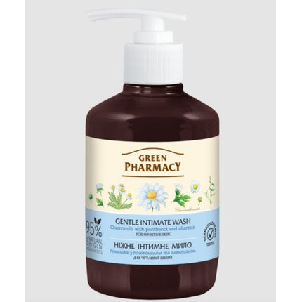 Sabon lichid pentru igienă intimă, Green Pharmacy, cu mușețel, 370ml