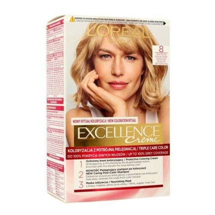 Vopsea de păr, L'Oréal Paris, Excellence Creme, Blond Deschis