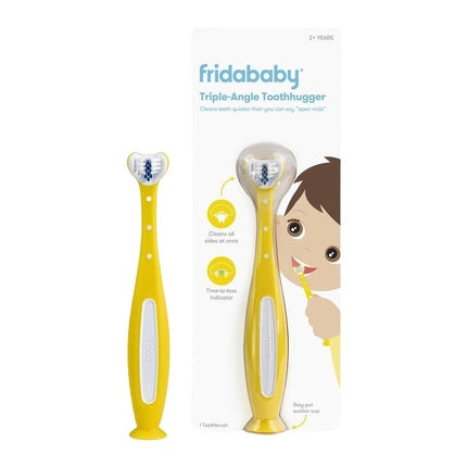 Frida Baby Tooth Hugger, Periuță dinți copii, Galben