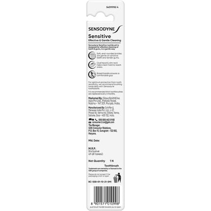 Periuță de dinți Sensodyne Sensitive Soft, albastru