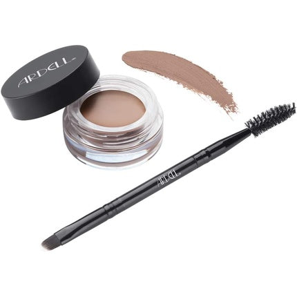 Gel de sprâncene Ardell Brow Pomade cu pensulă, Medium Brown, 3.2g