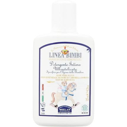 Helan Linea Bimbi Bio Intimate Wash pentru Fete cu Aloe Vera, Caisă și Uleiuri Esențiale de Mușețel, 125ml