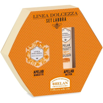 Helan Linea Dolcezza Set Cadou Îngrijire pentru Buze cu Balsam Hidratant 4ml și Unt de Buze 15ml