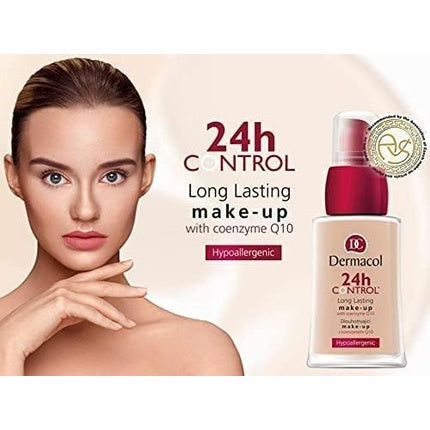 Fond de ten lichid, Dermacol Dc, 24H Control, Porțelan