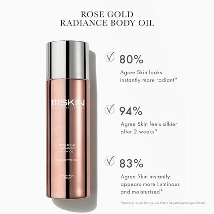 Ulei de corp, 111Skin, Rose Gold, 100ml