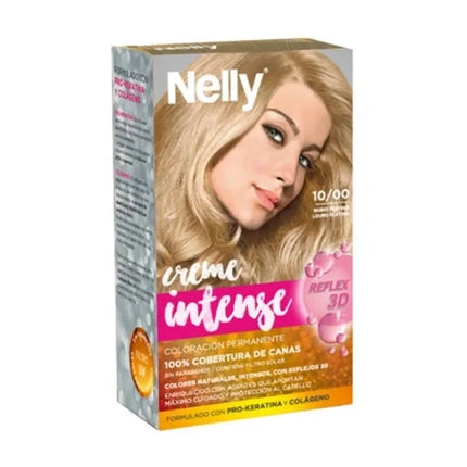 Nelly Nelly Creme Intense Tint 10 Platinum Blonde, Vopsea de păr cu reflexe argintii
