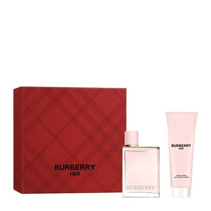 Set Parfum Burberry Her, 50ml Apă de Parfum și 75ml Loțiune Corporală