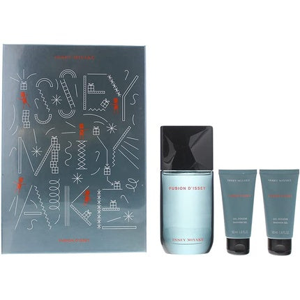 Set parfum, Issey Miyake Fusion d'Issey, 100ml, albastru
