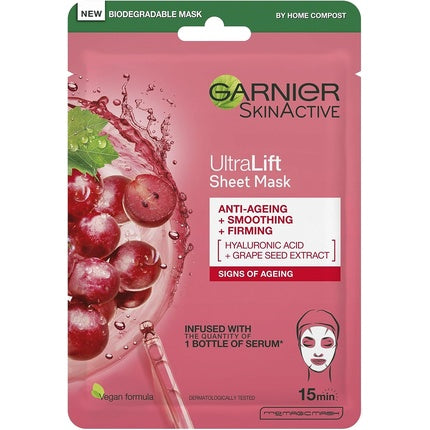 Mască față, Garnier Ultralift, hidratare 28g