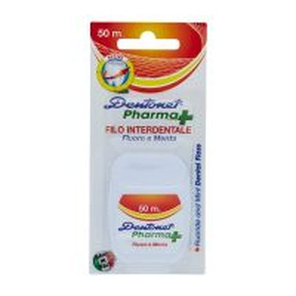 Filo Interdental Dentonet Pharma Dental, cu Fluor și Mentol, 50 m