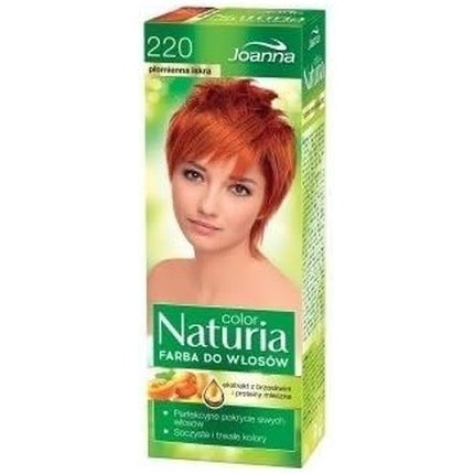 Farbă de păr Joanna Naturia Colour Spark (220), roșu aprins, 200g