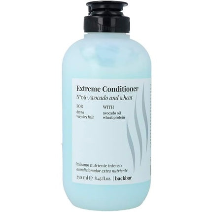 Balsam de păr Back Bar Extreme Conditioner No.06, Avocado & Wheat, 250ml, culoare albastru pal