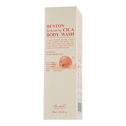 Gel de Duș Benton Refresh by CICA Body Wash, 350ml, ambalaj carton bej