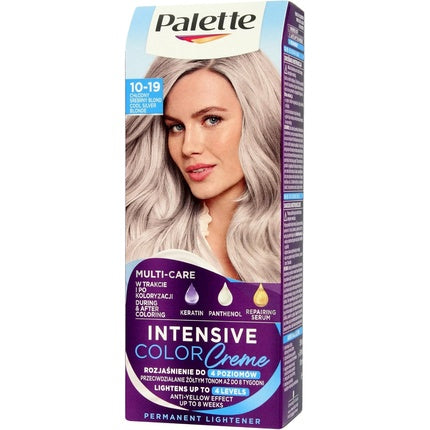 Vopsea de păr, Palette Intensive Color Creme, 10-19 Argint Răcoros