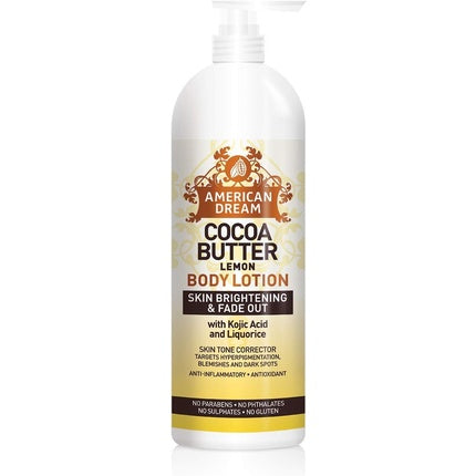 Loțiune de corp, American Dream, Cocoa Butter Lemon, 500ml