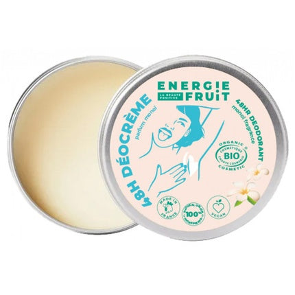 Deodorant Cremă Energie Fruit, Parfum Monoi Bio, 45g